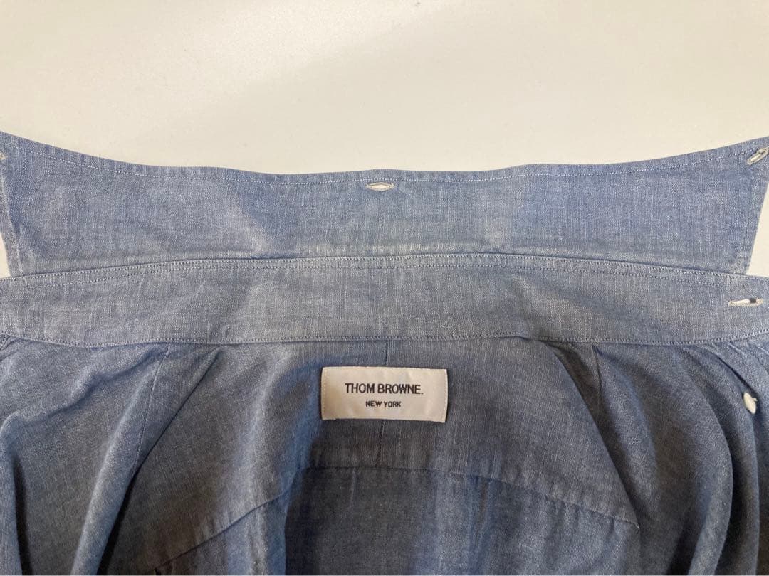 Supreme THOM BROWNE 長袖シャツ ブルー