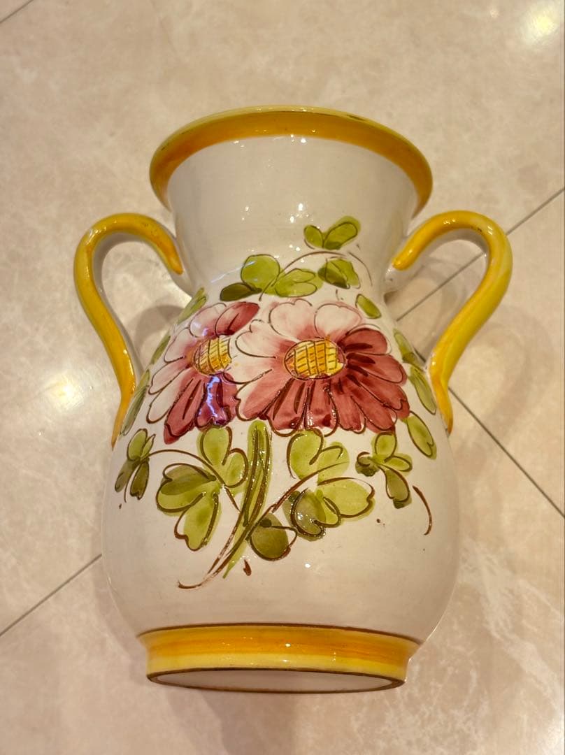 イタリア製花瓶　フラワーベース インテリア アンティーク 洋風花器