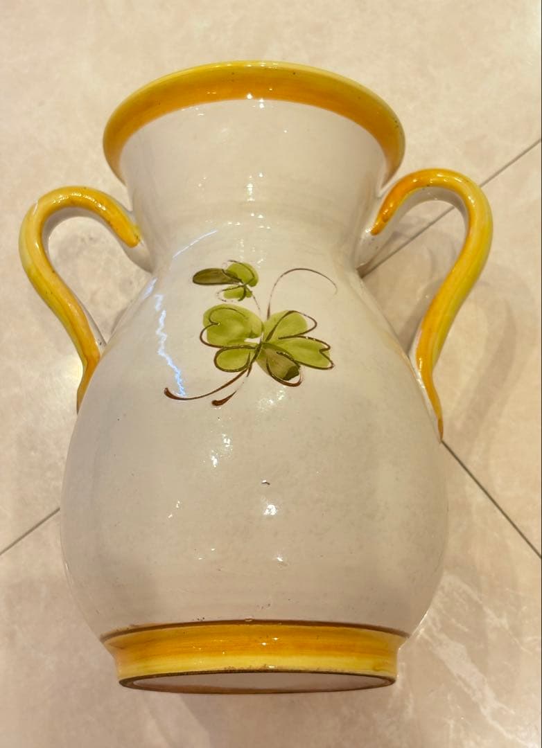 イタリア製花瓶　フラワーベース インテリア アンティーク 洋風花器