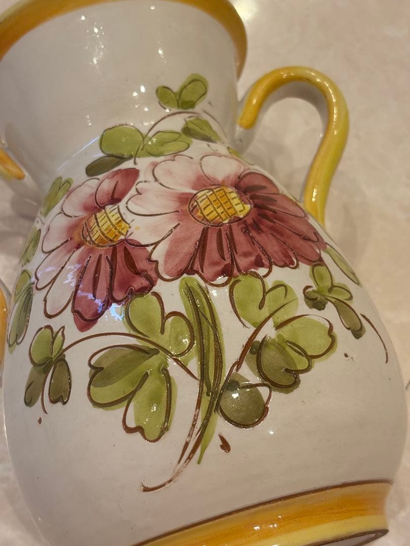 イタリア製花瓶　フラワーベース インテリア アンティーク 洋風花器