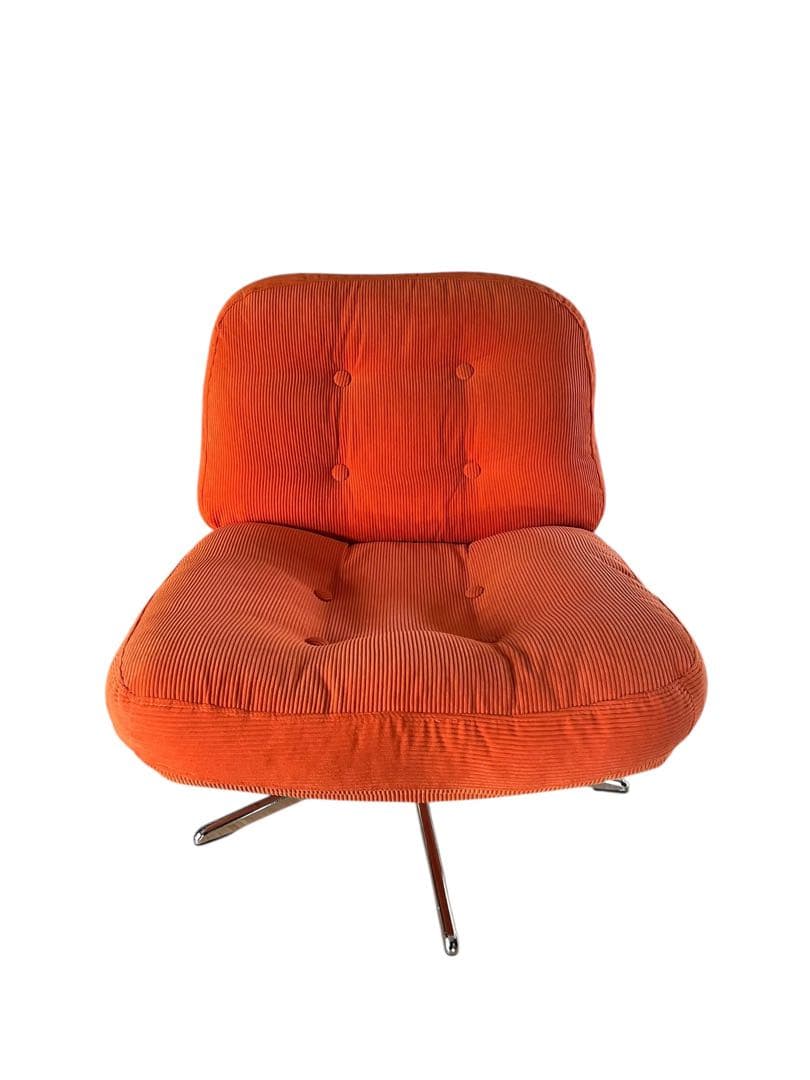 【美品】IKEA ディヴリンゲ　1シーター　パーソナルチェア　ソファ　オレンジ