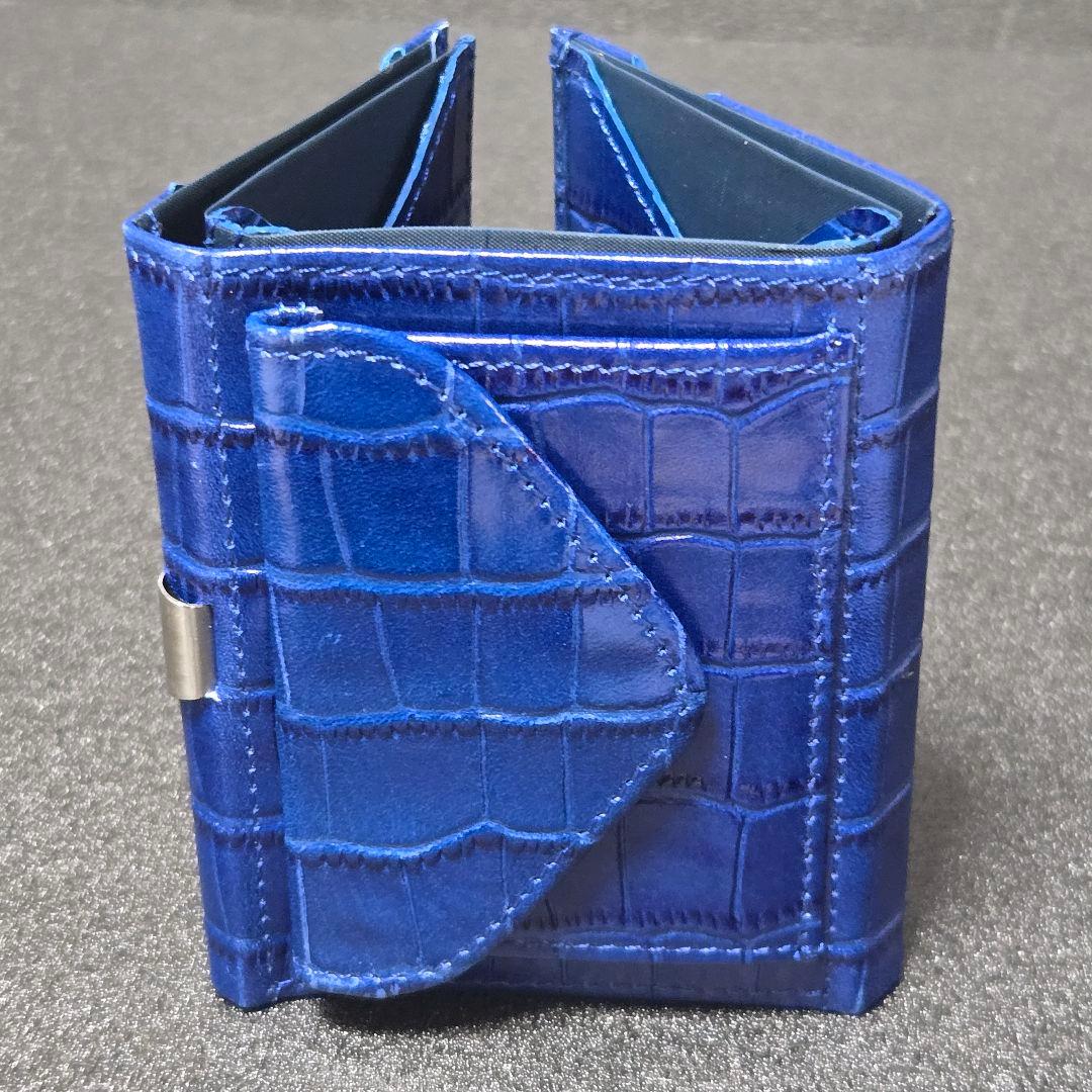 【EXENTRl】エキセントリ マルチウォレットカイマンブルー★