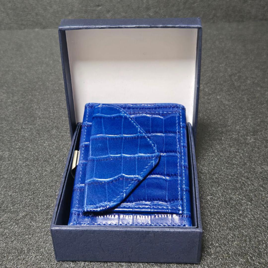 【EXENTRl】エキセントリ マルチウォレットカイマンブルー★