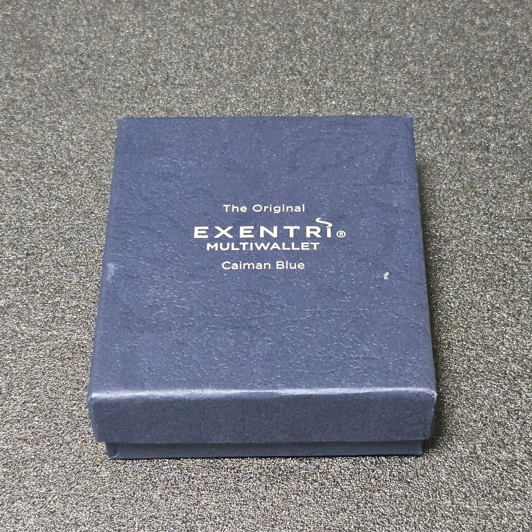 【EXENTRl】エキセントリ マルチウォレットカイマンブルー★