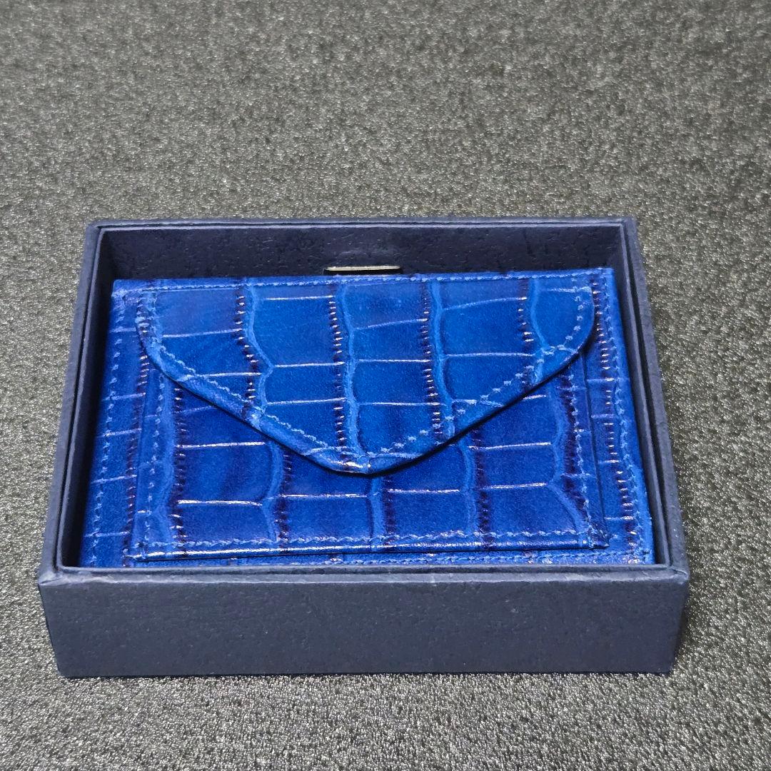【EXENTRl】エキセントリ マルチウォレットカイマンブルー★