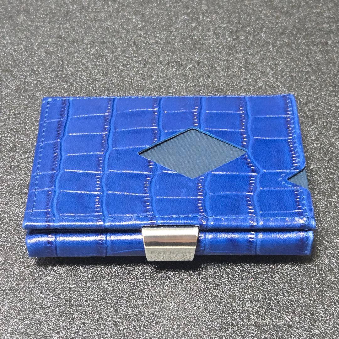 【EXENTRl】エキセントリ マルチウォレットカイマンブルー★