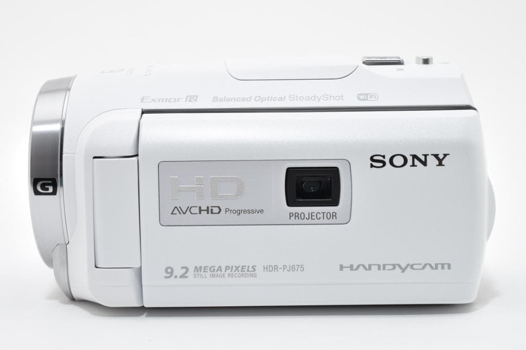 【美品】SONY Handycam HDR-PJ675　ホワイト　動作確認済