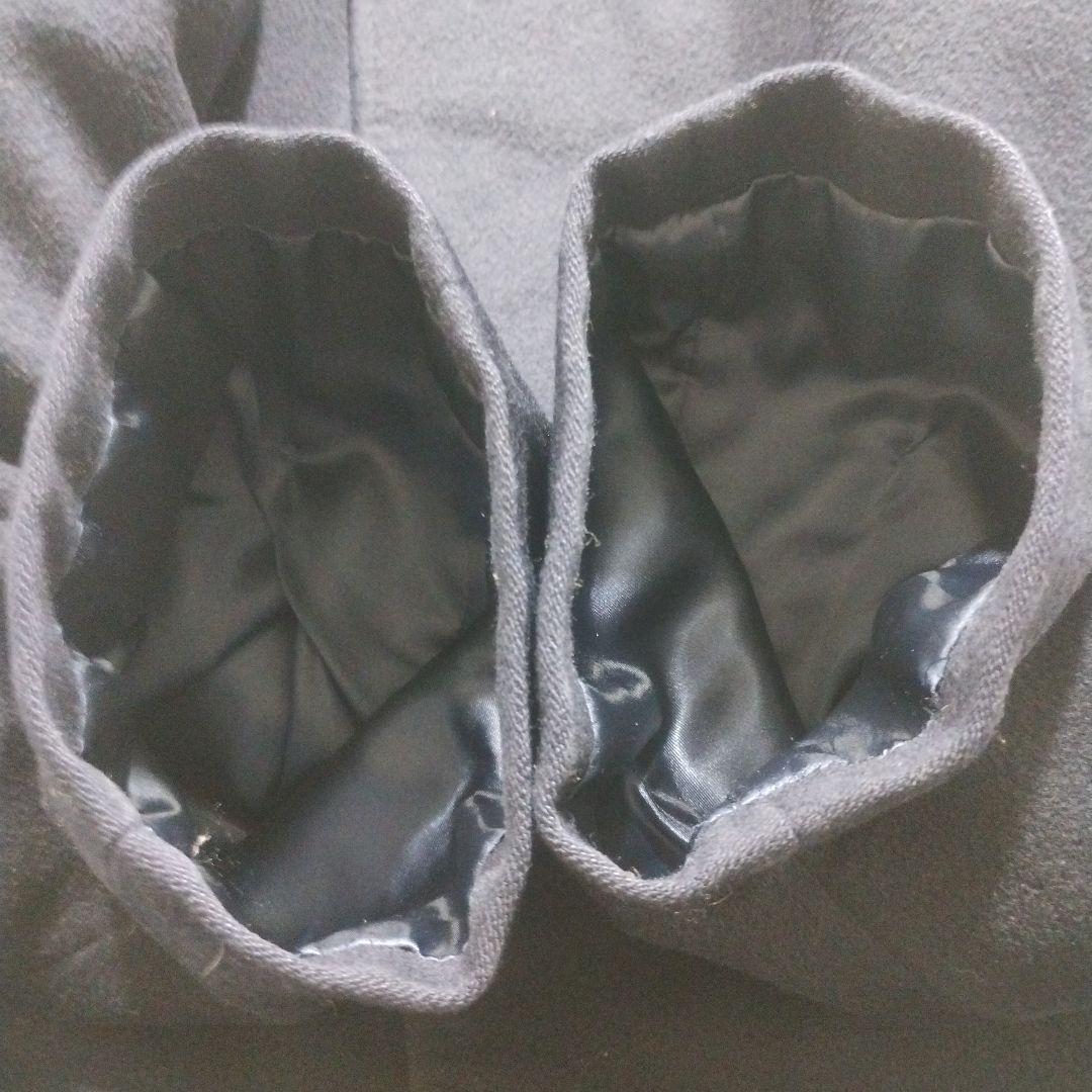 極上品　カシミヤ100％　ロロピアーナ社製　ステンカラーコート　S〜M　ネイビー