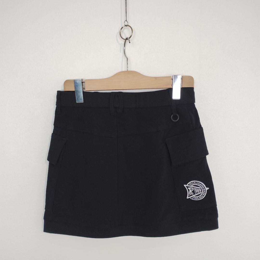 パーリーゲイツ ショートスカート1サイズ ポケット付き　ネイビー