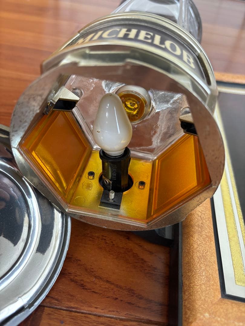 Vintage Michelob Beer Lighted (パブミラー)