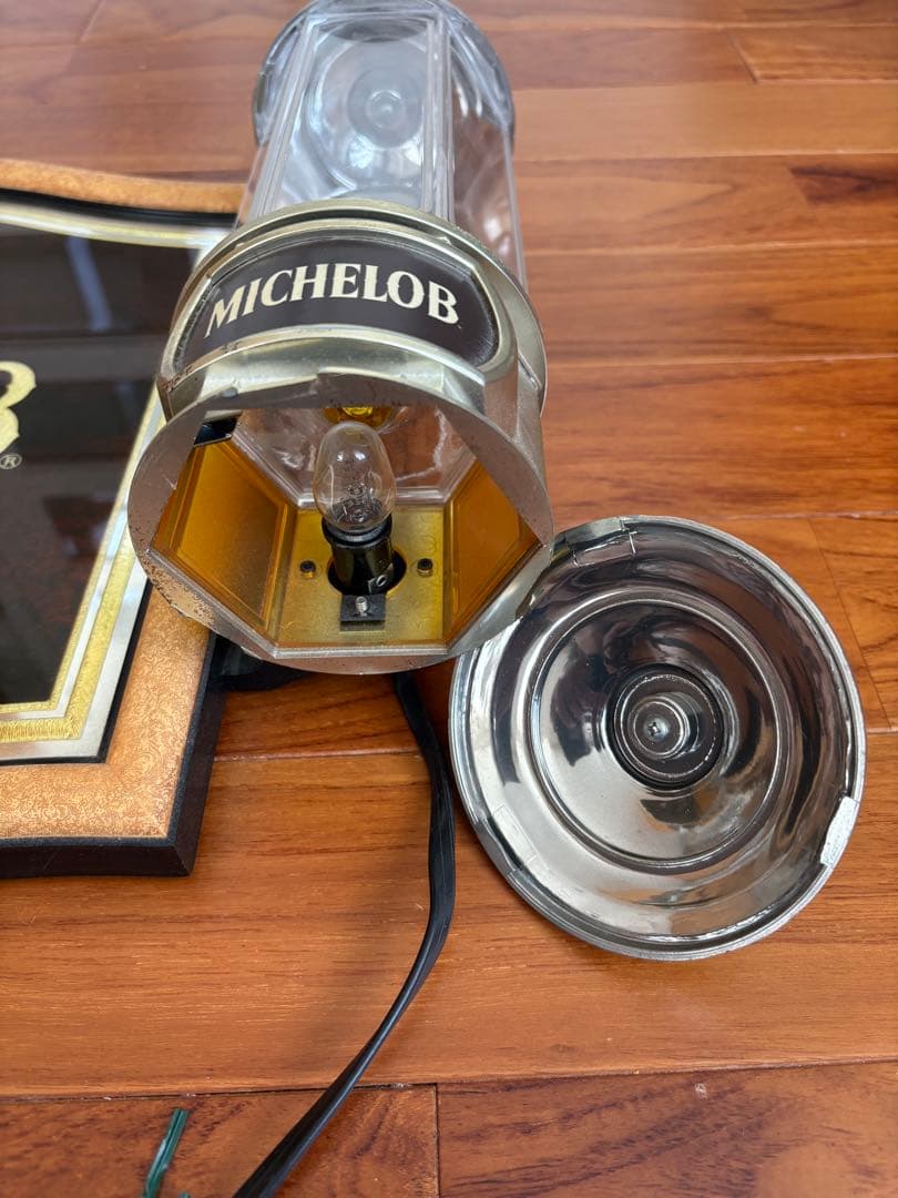 Vintage Michelob Beer Lighted (パブミラー)
