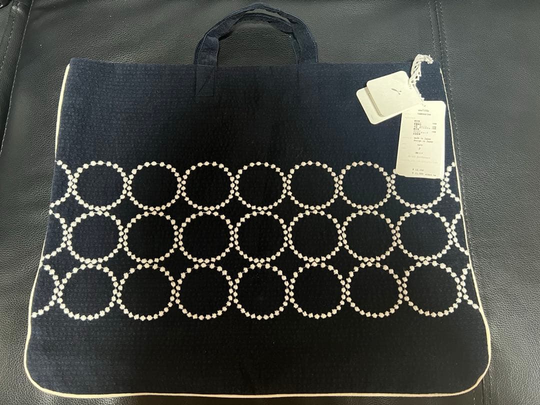 【新品】minä perhonen ネイビー トートバッグ