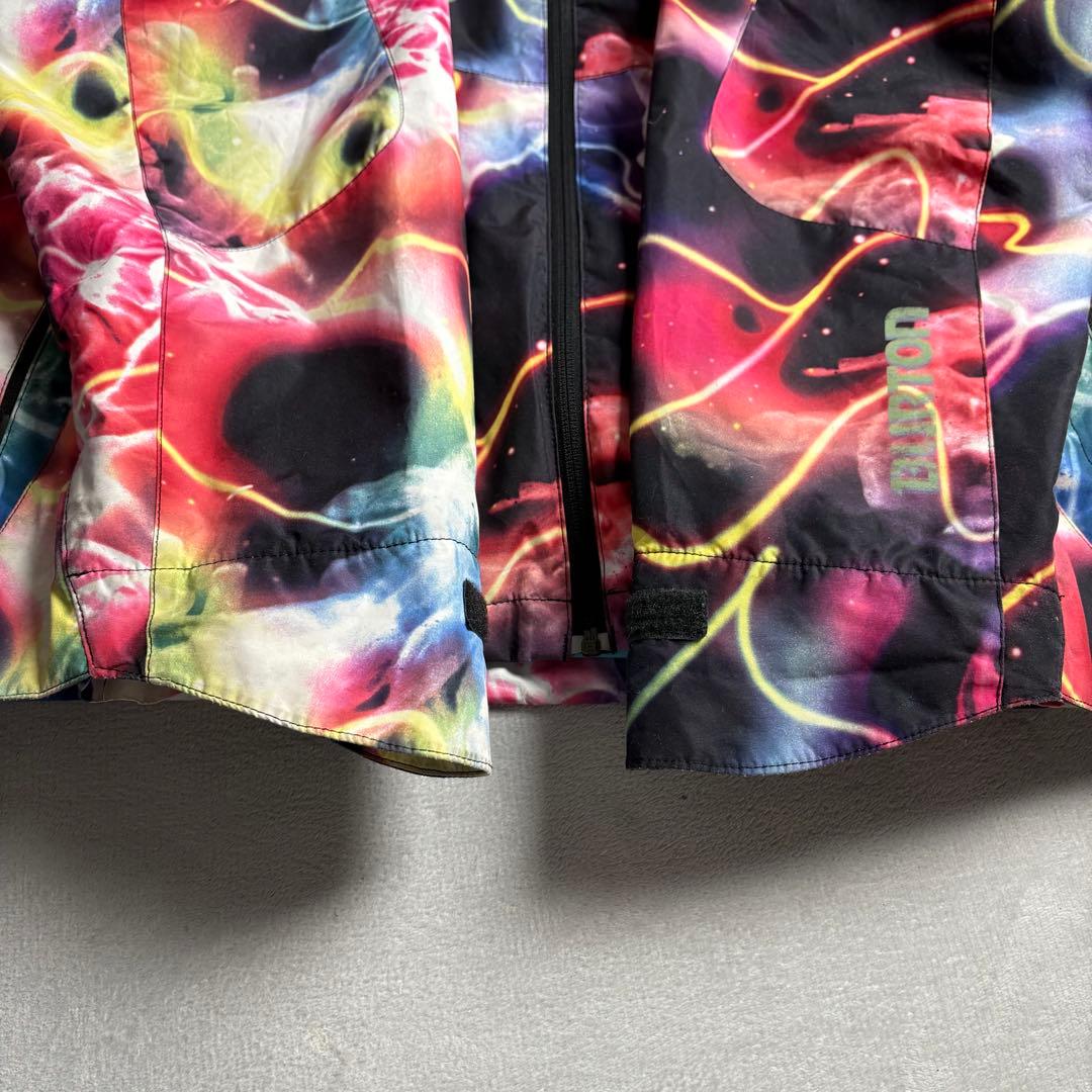 Burton × Chuck Anderson スノーボードジャケット　ネオン