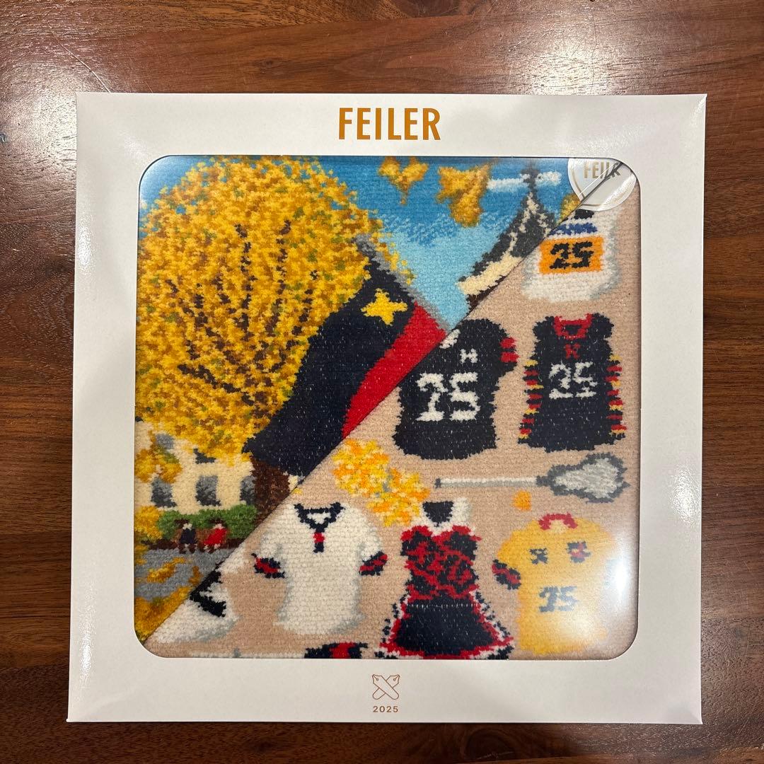 (非売品)慶應大学フェイラーコラボタオルハンカチ連合三田会大会