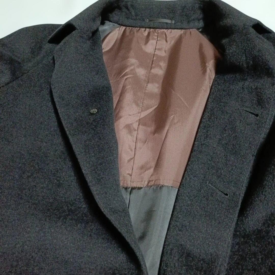 極美品‼️五大陸ステンカラーコート　GOTAIRIKU 比翼ボタンアンゴラ