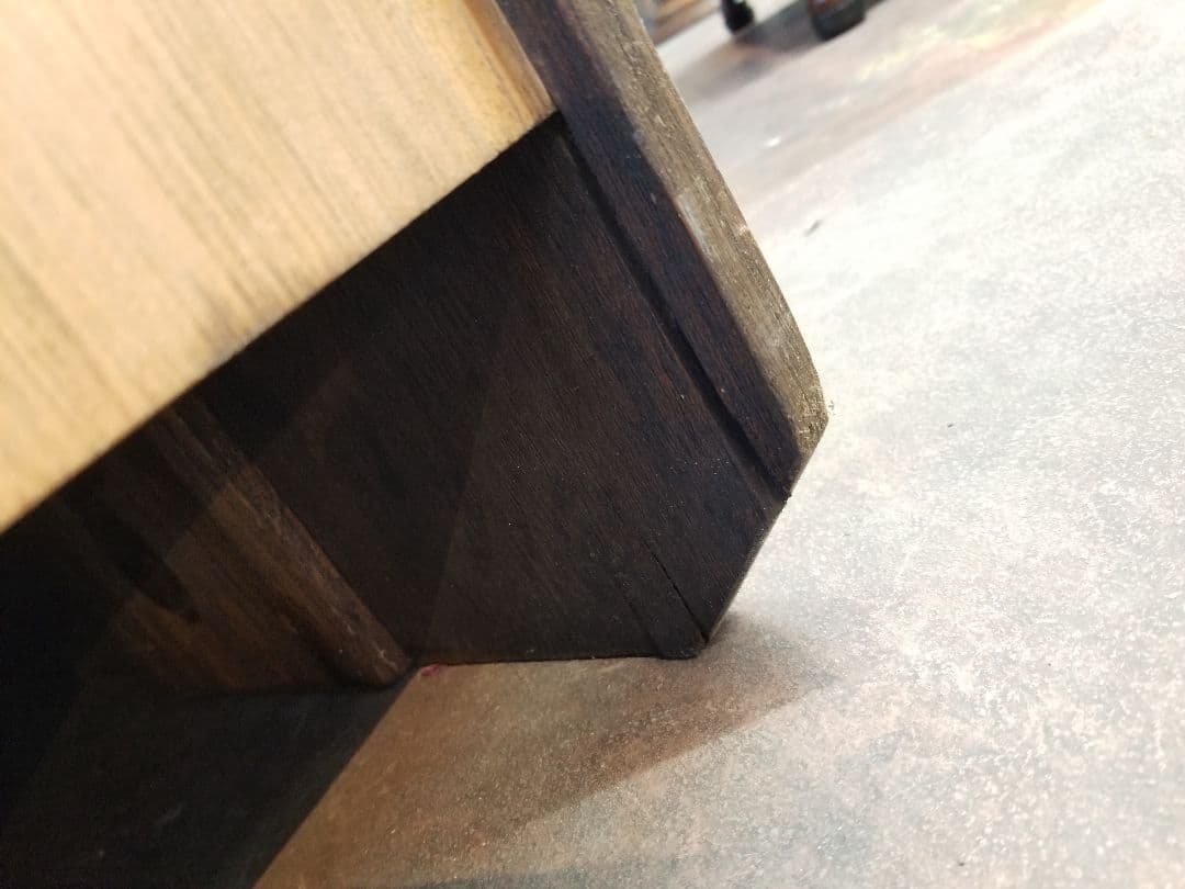 希少　1960's　ヴィンテージ　楡無垢　オープン　ラック　シェルフ　キャビネッ