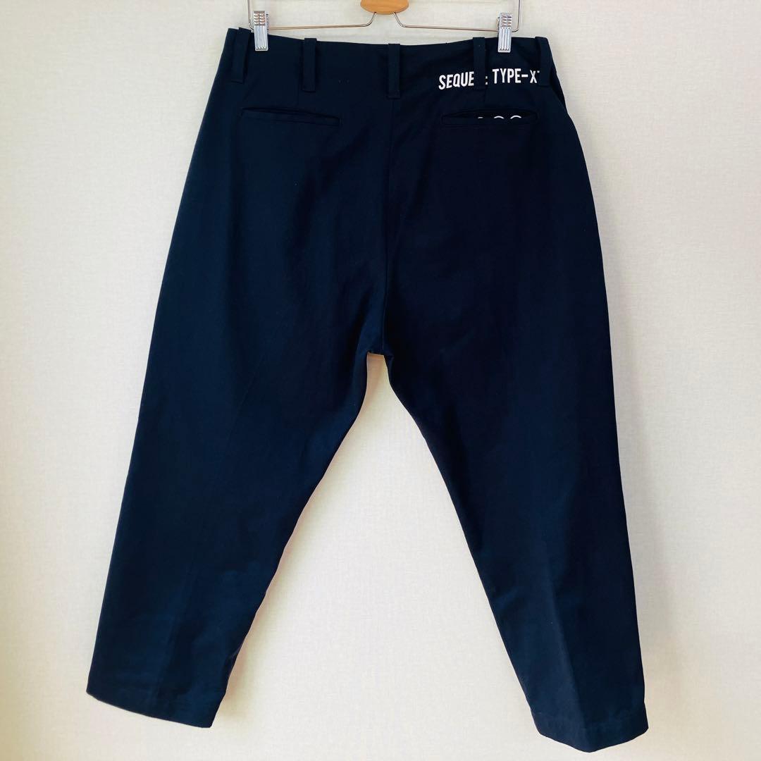 【大人気】シークエル パンツ サイズL　TYPE-X ワークカジュアル ネイビー