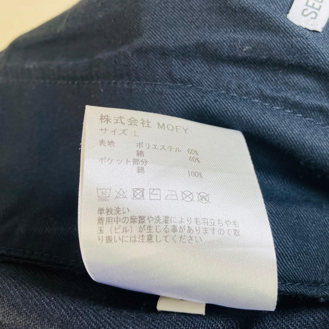 【大人気】シークエル パンツ サイズL　TYPE-X ワークカジュアル ネイビー