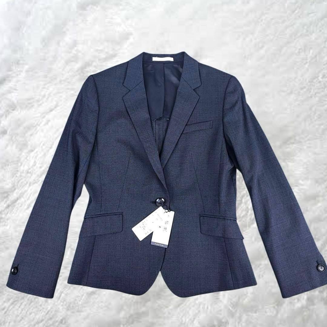 新品タグ付き✨レミュー　スーツ　M ダークネイビー　ストレッチ　ウォッシャブル