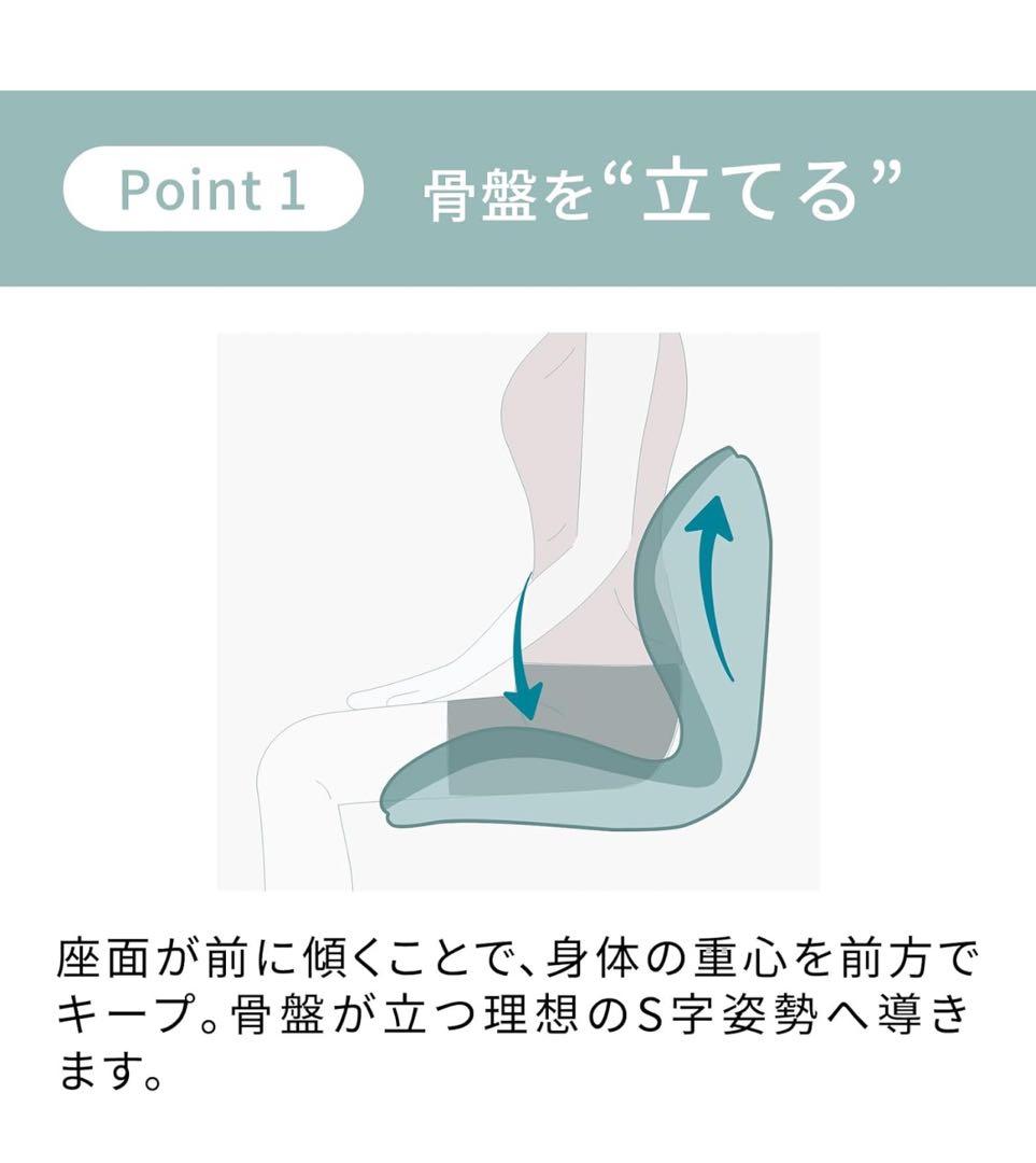 【シンカズ】スタイル プレミアム/MTG 骨盤サポートチェア 座椅子