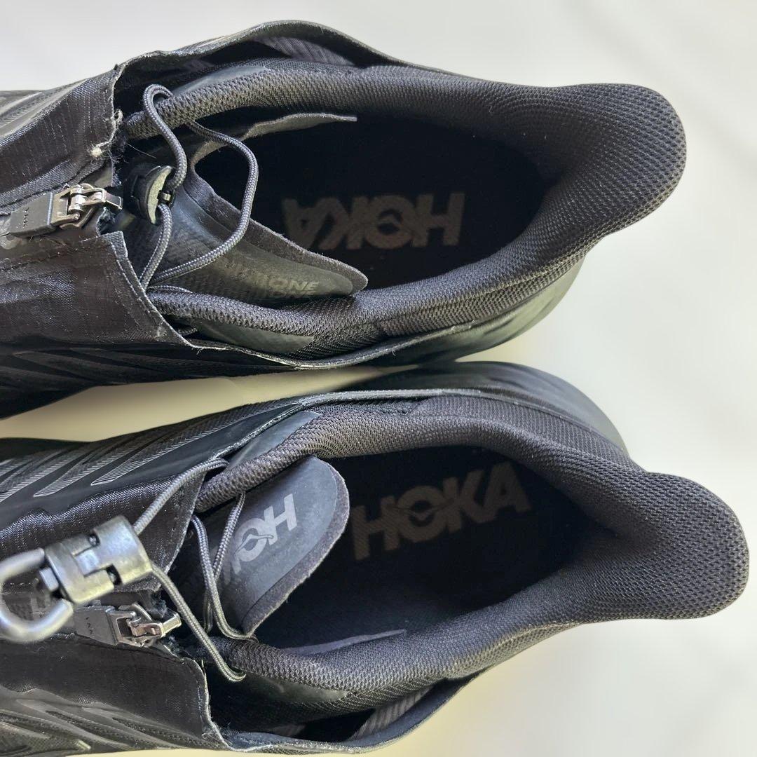 【美品】ホカオネオネ プロジェクト クリフトン ブラック 27.5