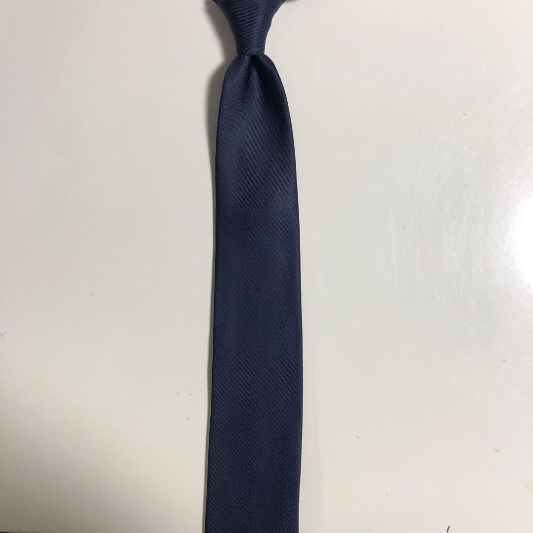 ジョンコンフォート 50オンスソリッドタイ（ダークネイビー無地）