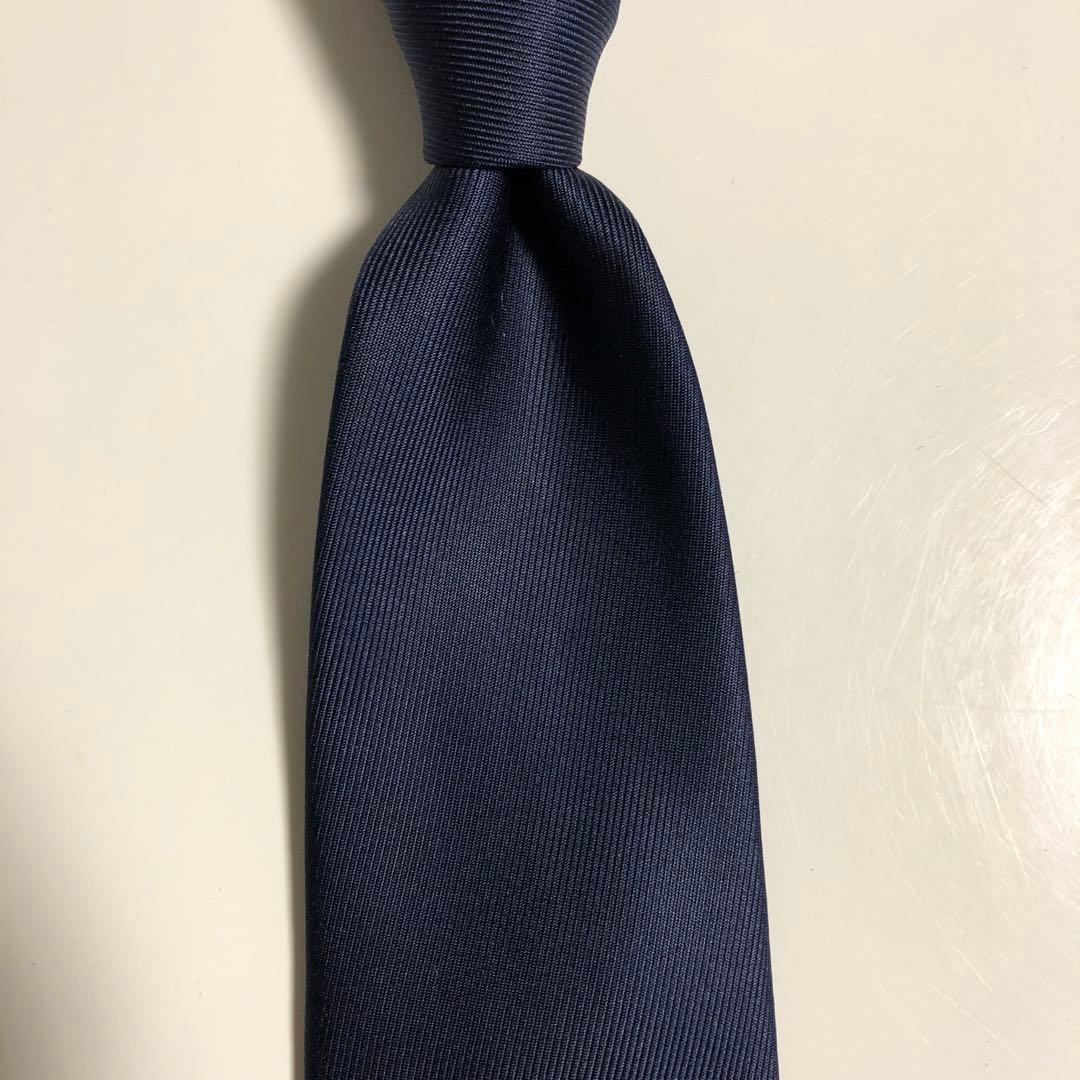 ジョンコンフォート 50オンスソリッドタイ（ダークネイビー無地）