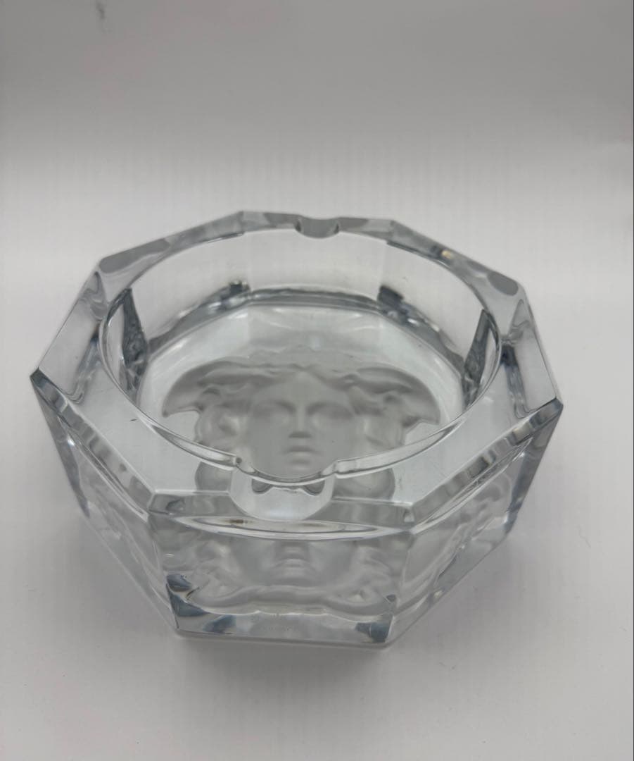 しあんさん専用ヴェルサーチ ローゼンタール 灰皿 メデューサ クリスタルガラス