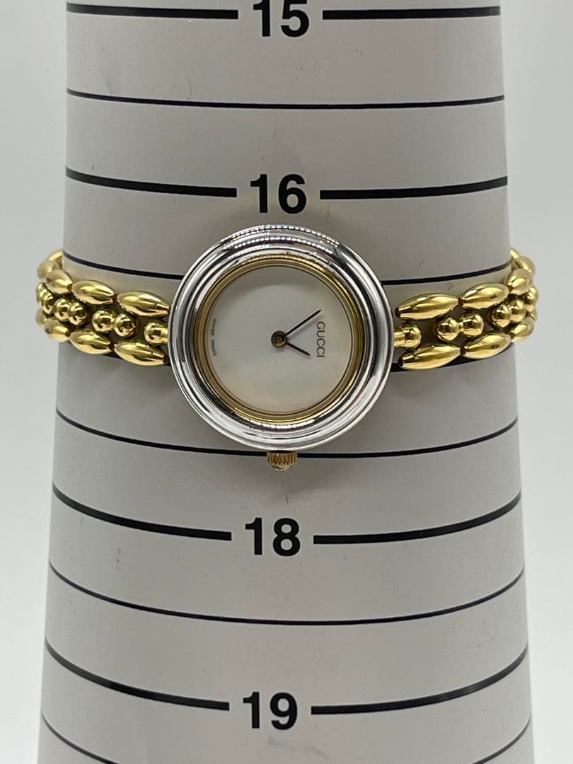 【稼働】GUCCI チェンジベゼル・6色替えベゼル・箱付き