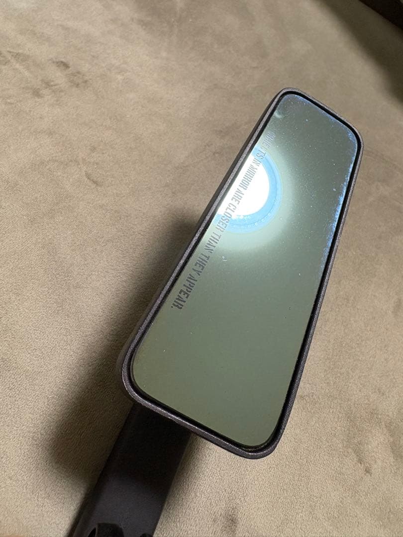 カムストック ステルスミラー バイクミラー ブラック