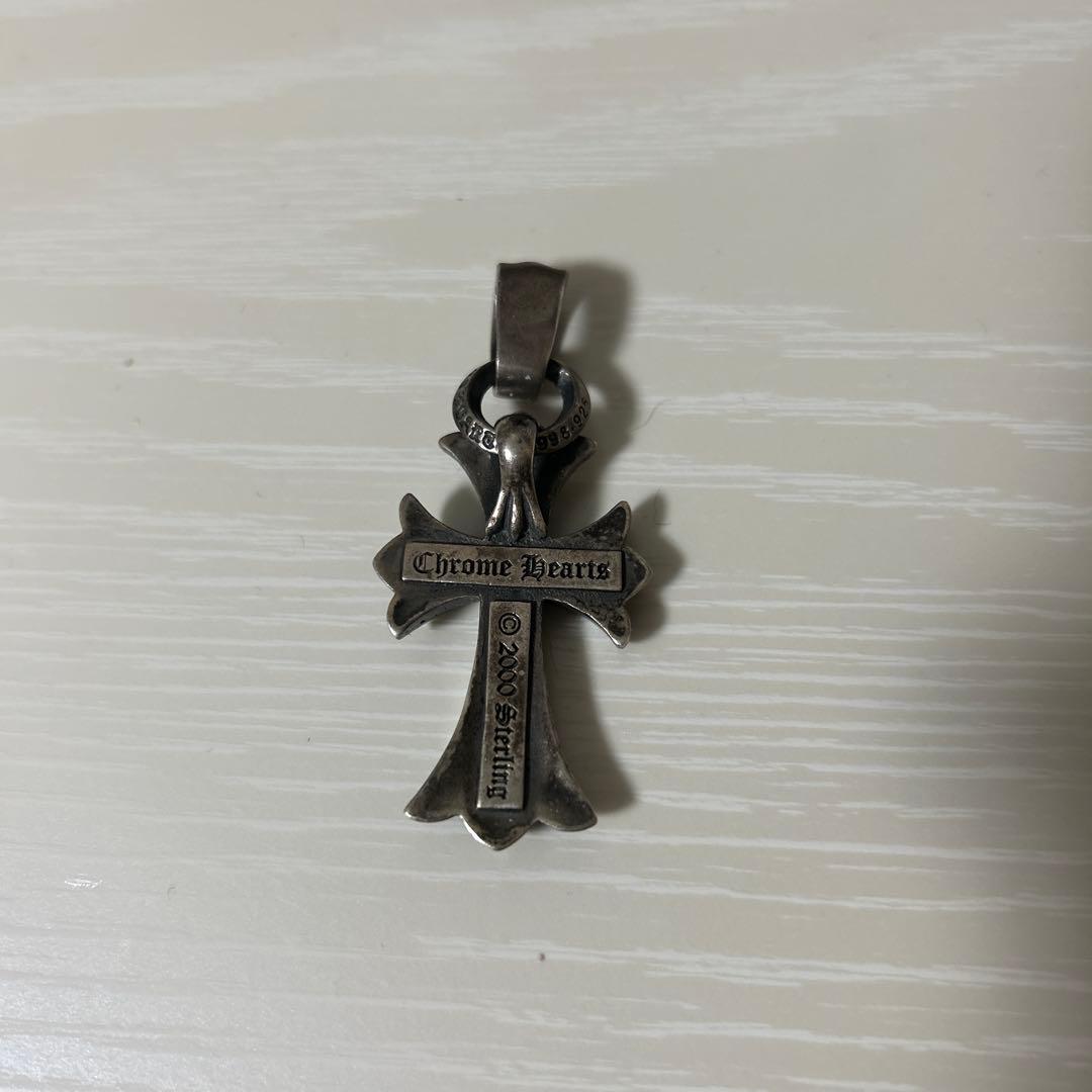 クロス　ペンダント　ネックレス　クロム　ジルコニア