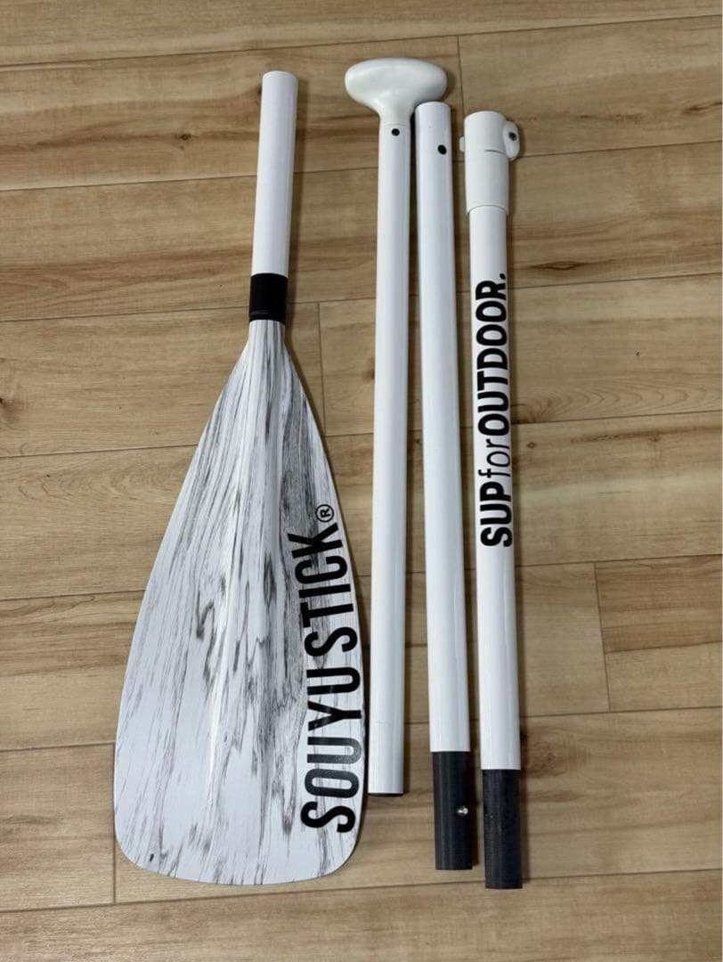 (新品未使用) SOUYU STICKベーシック4psパドル ホワイトウッド