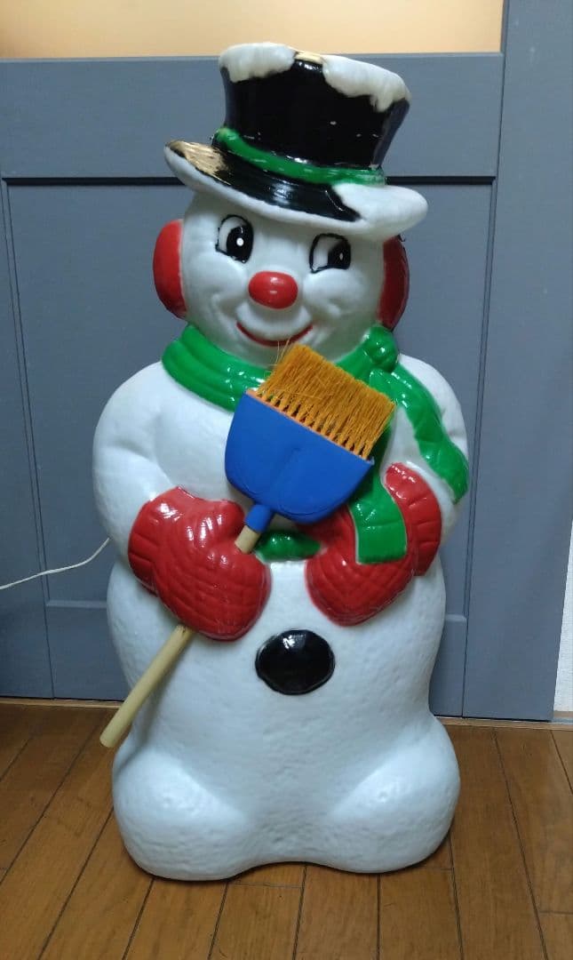ブローライトスノーマン　レトロ　クリスマス　イルミネーションスノーマン　雪だるま
