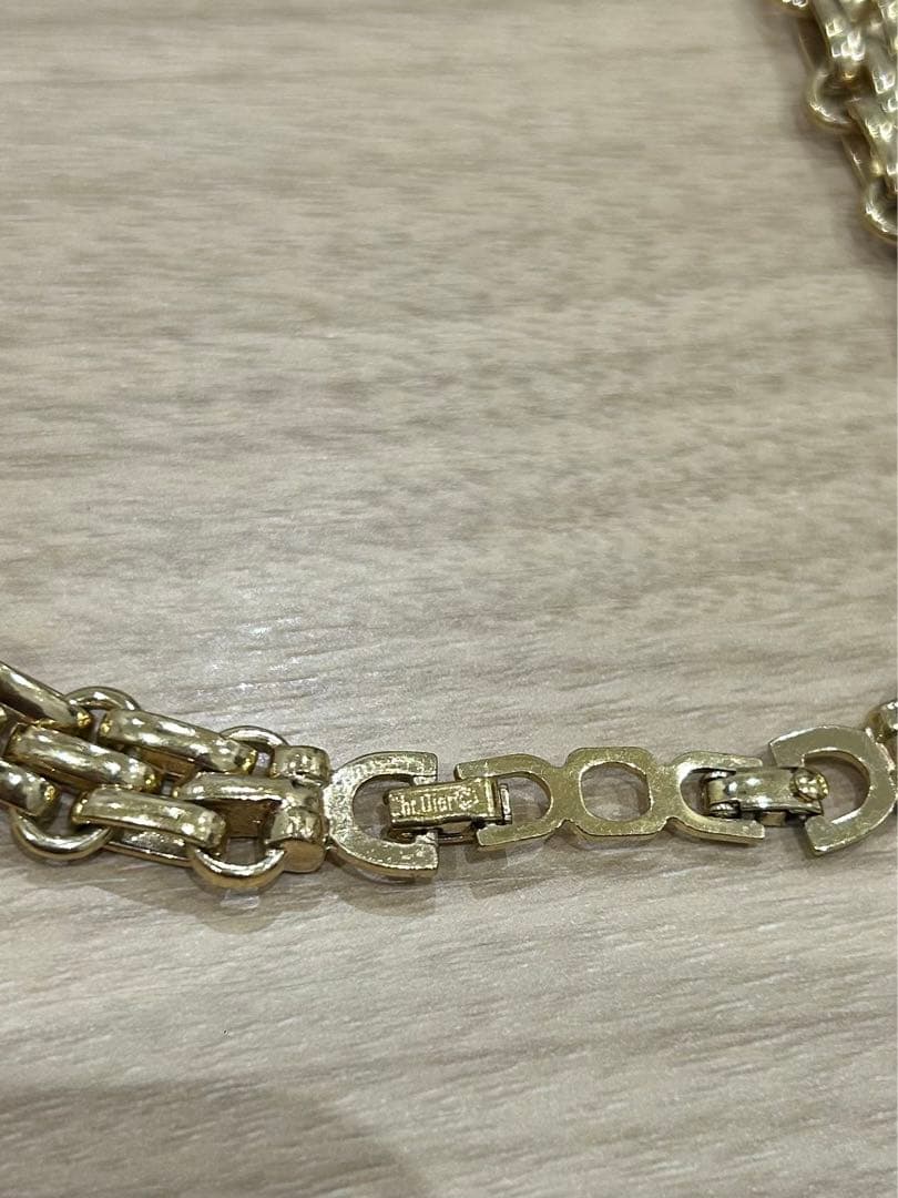 Dior 喜平ゴールドチェーンネックレス