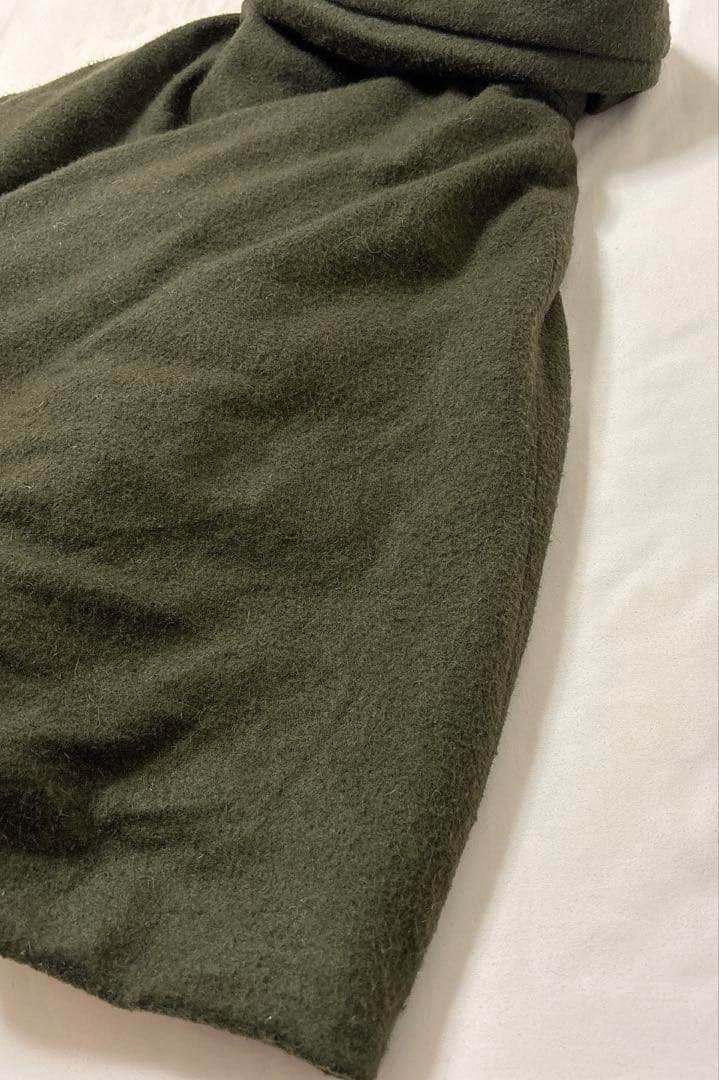 2/14終◆高級大きいサイズ【TATRAS】04 ウール モヘヤ ポンチョダウン