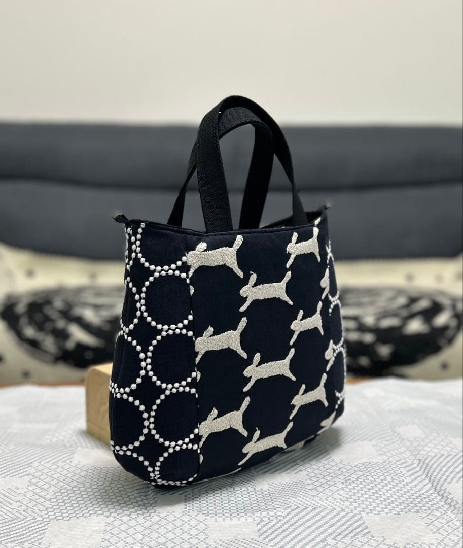 ハンドメイド ミナペルホネン run run run コロりんトート