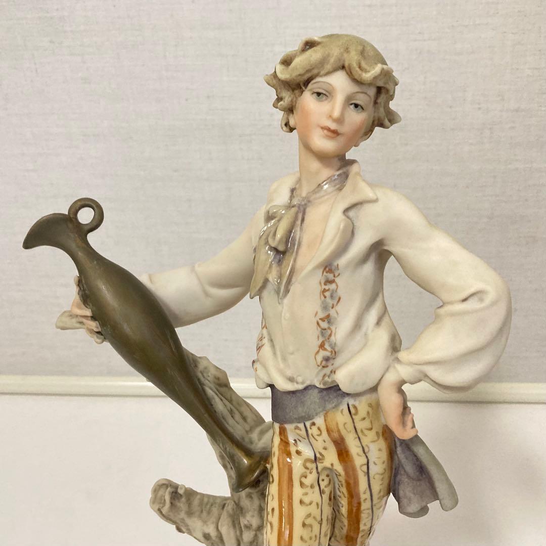 ジュゼッペアルマーニ 人形 少年 男性 置物 彫刻 レトロ ヴィンテージ