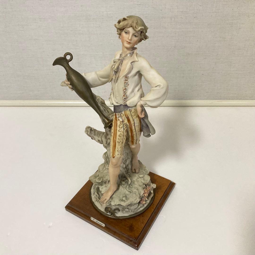 ジュゼッペアルマーニ 人形 少年 男性 置物 彫刻 レトロ ヴィンテージ