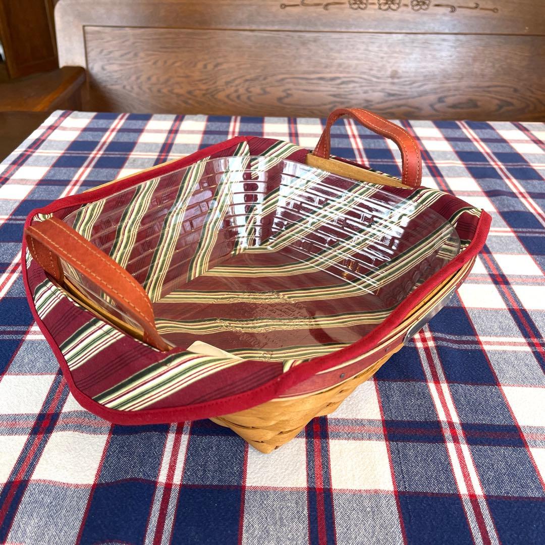 ロンガバーガーバスケット　longaberger小物入れ　かご