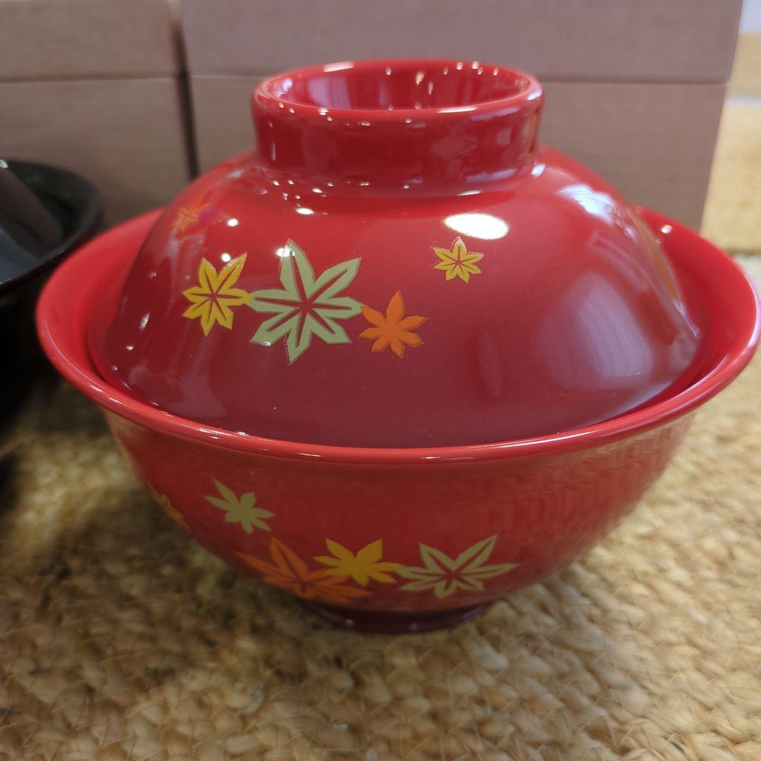 ル・クルーゼ　紅葉　モミジ　もみじ　丼　赤黒2個セット