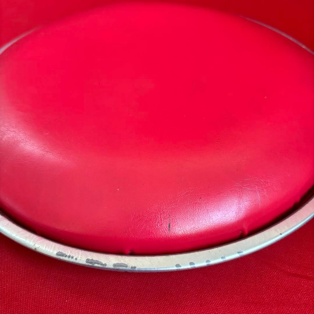 昭和レトロ アサヒスーパードライ ペール缶 チェア 収納 レッド