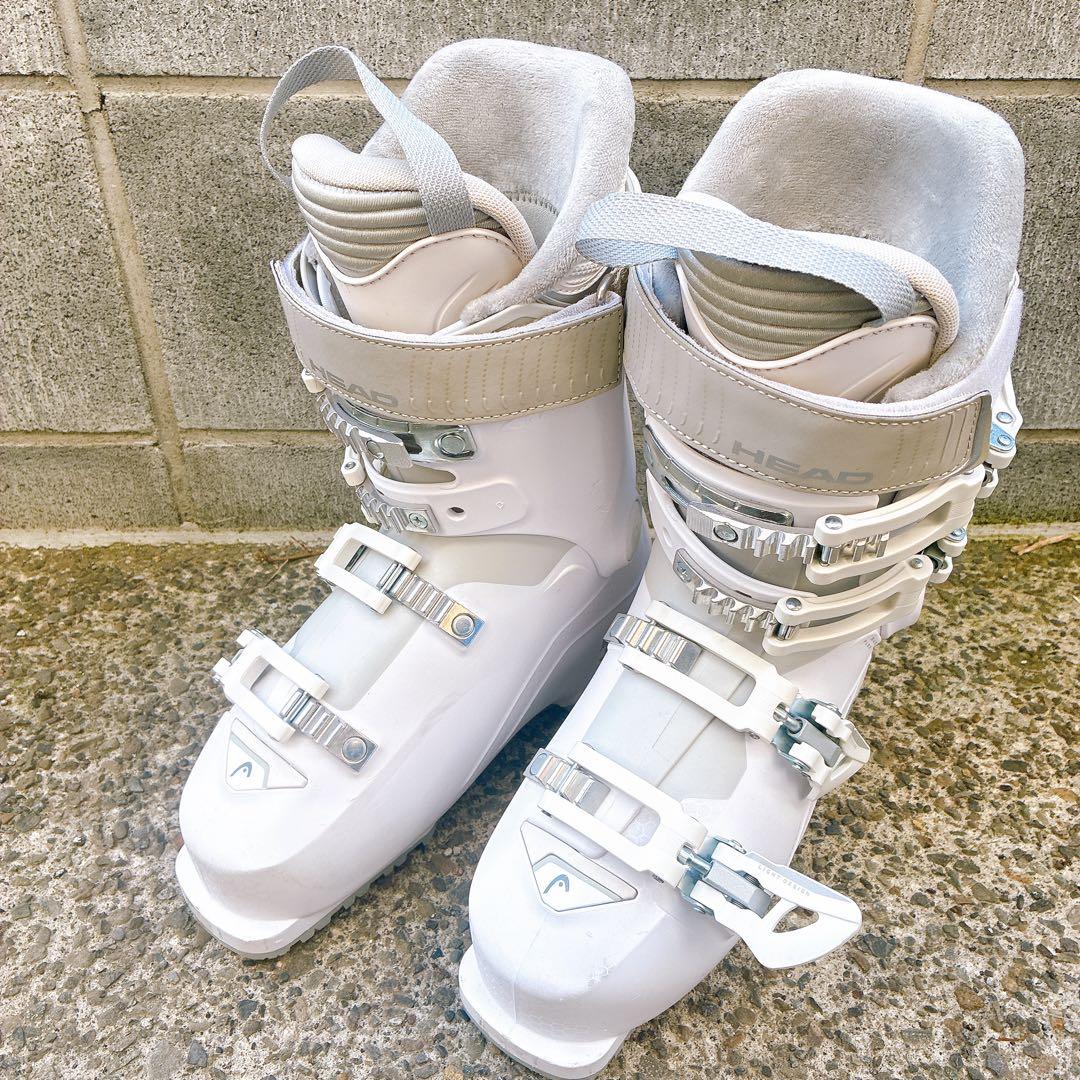HEAD 女性用スキー用ブーツ ホワイト　24、24.5