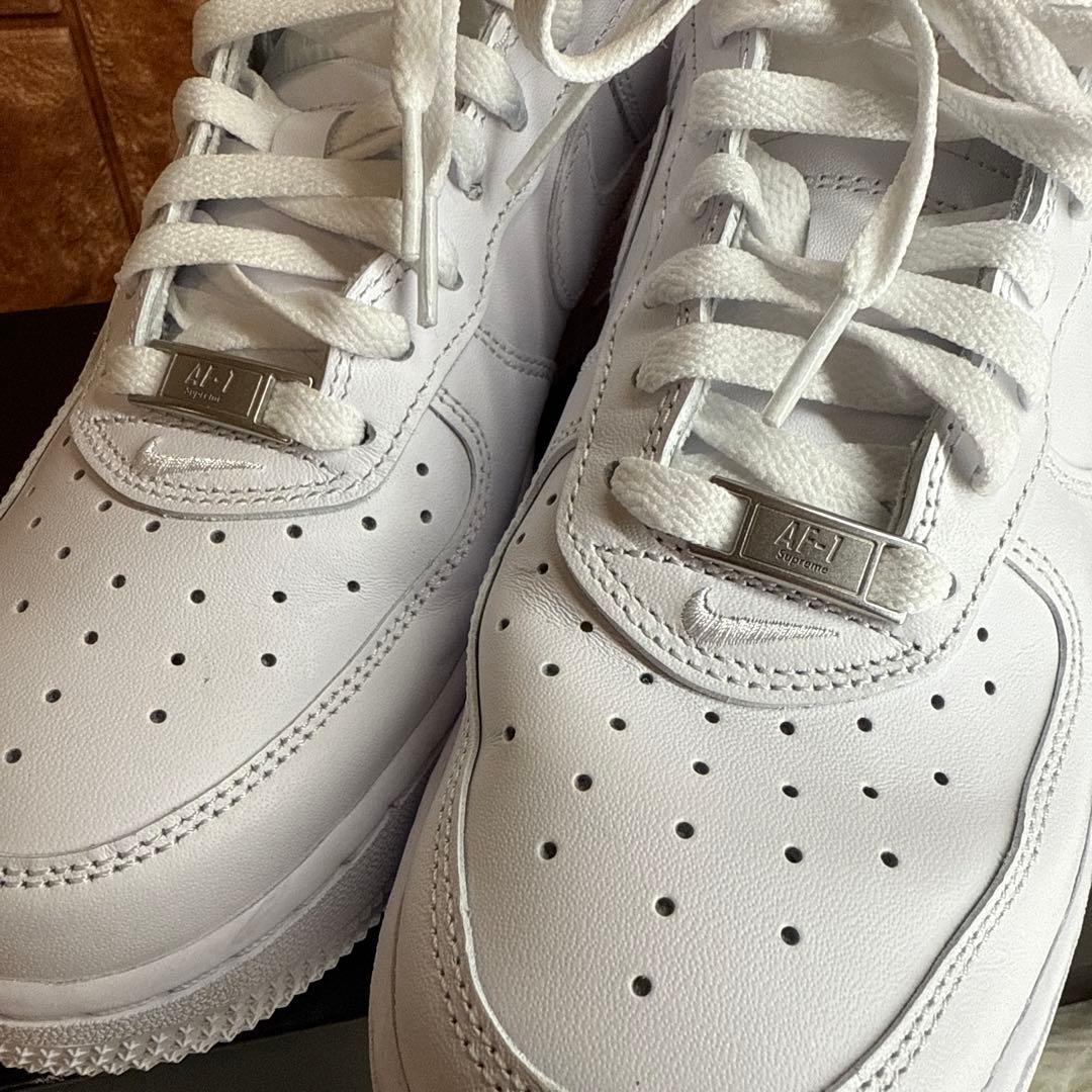 Nike Air Force 1 Supreme ホワイト シュプリーム 25