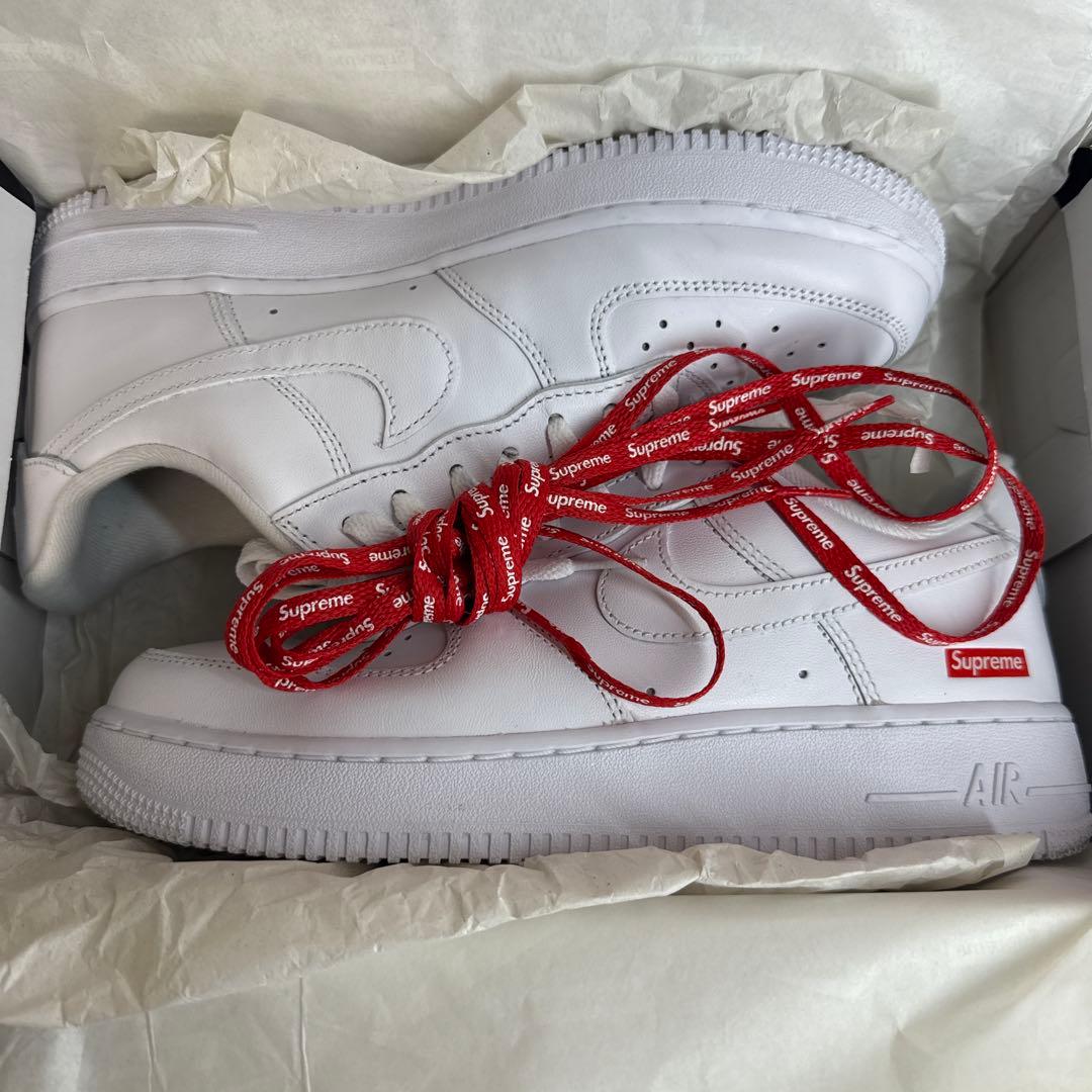 Nike Air Force 1 Supreme ホワイト シュプリーム 25