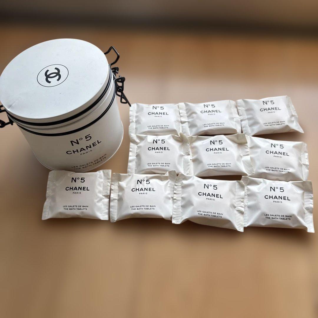 CHANEL N°5 バス タブレット 10個入り缶付き　未使用品