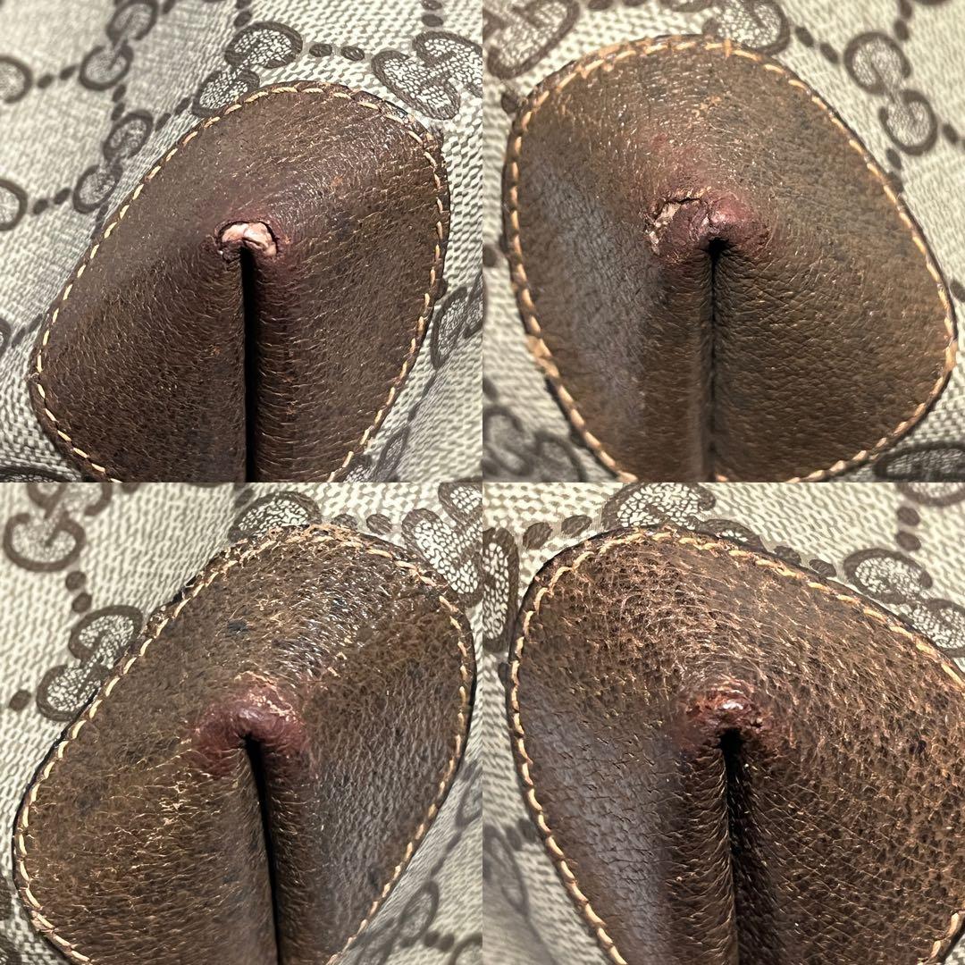 大容量 GUCCI GGスプリーム 旅行 トートバッグ ベージュ グッチ B70