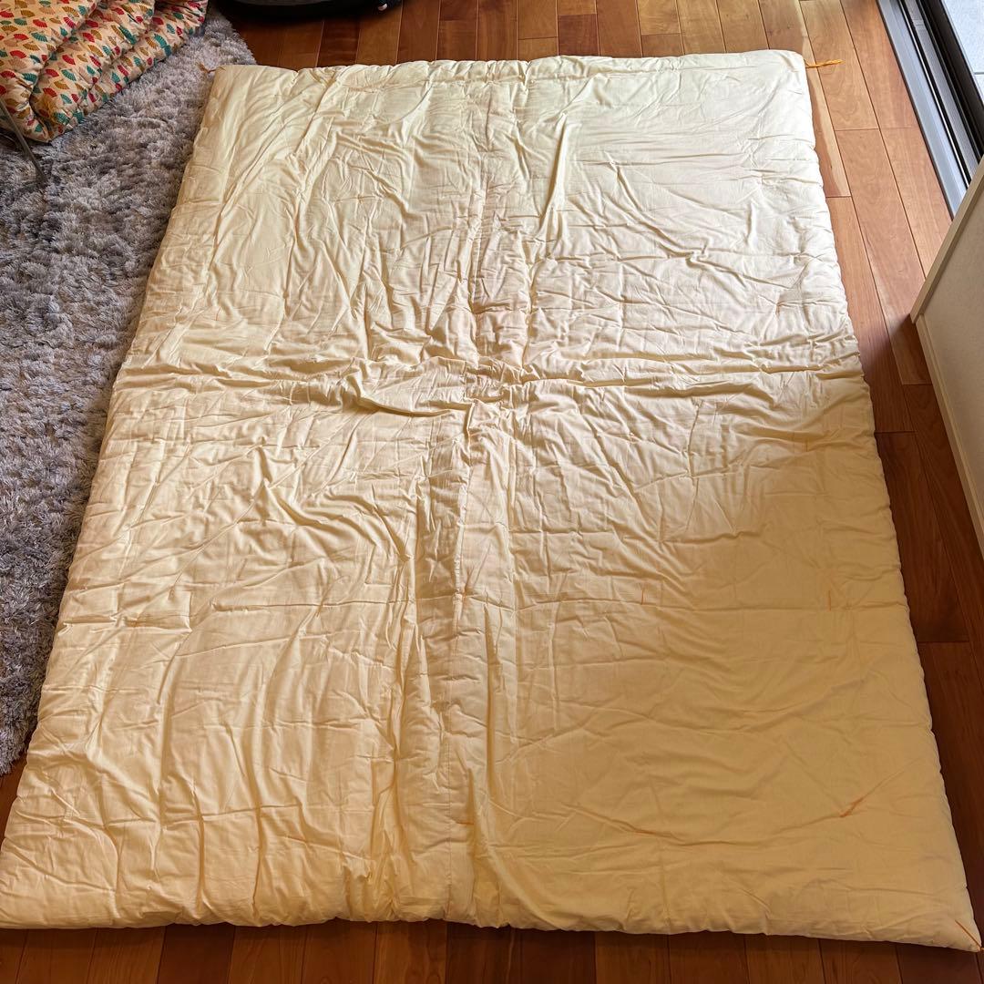 2組セット 敷布団2枚 掛け布団2枚 未使用 真綿 セット販売のみ 合計4枚