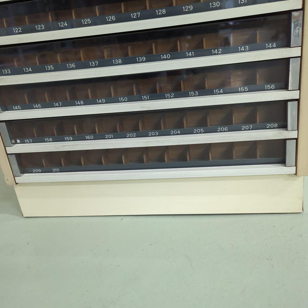 ♫タイヤー 絹ミシン糸 収納棚 収納引き出し 　什器 ミシン糸ケース昭和レトロ♫