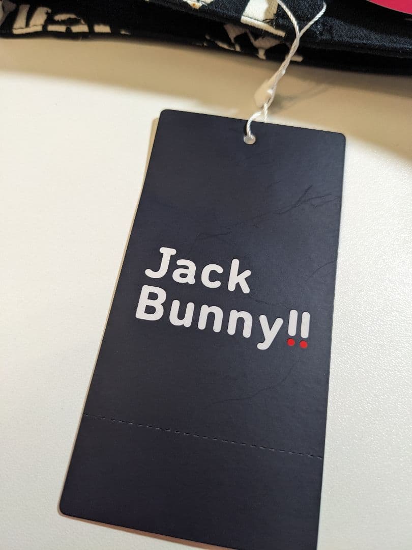 新品未使用タグ付き★JACKBUNNY ロゴプリント ブラックスカート　人気