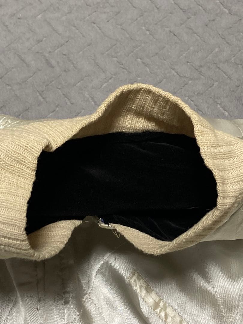 50s 別珍　スカジャン　スーベニア　リバーシブル　虎　鷹　ビッグサイズ